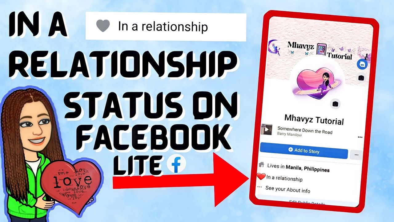 Paano maglagay ng In a relationship sa Facebook status
