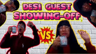Desi Guest Showing-Off The Refen