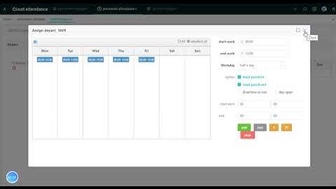 cloud Based Time Attendance System solution