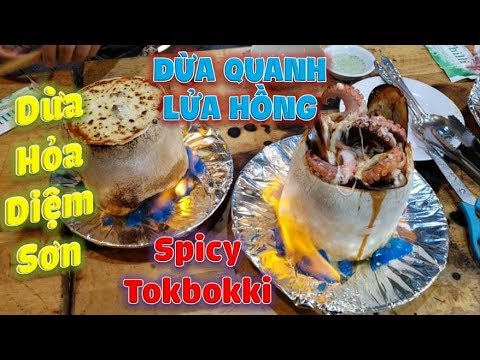Video Dừa Hỏa Diệm Sơn | Barber Lộc Thử Thách 2 Quả Dừa Hỏa... - youtube