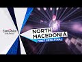 Vasil  here i stand  live  north macedonia   first semifinal  eurovision 2021