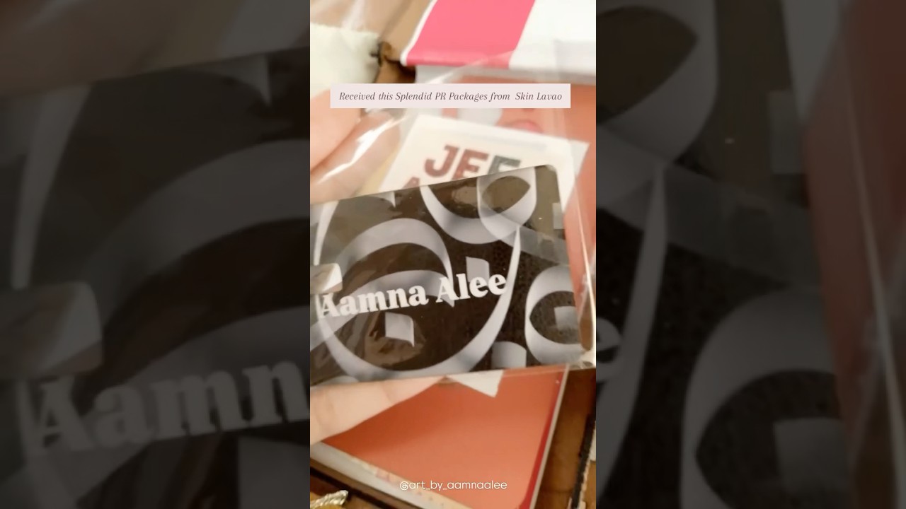 @ art_by_aamnaalee I received a beautifully curated PR package from 