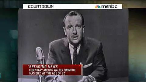 Walter Cronkite Dead at 92