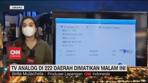 TV Analog di 222 Daerah Dimatikan Malam Ini