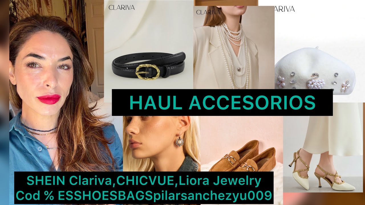 💎ACCESORIOS 💎 SHEIN Clariva,CHICVUE,Liora Jewelry #SHEINShoes #SHEINtrends #Publicidad 