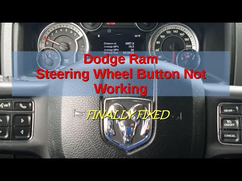 2014 Dodge Ram 1500 Steering Wheel. Los botones del volante no