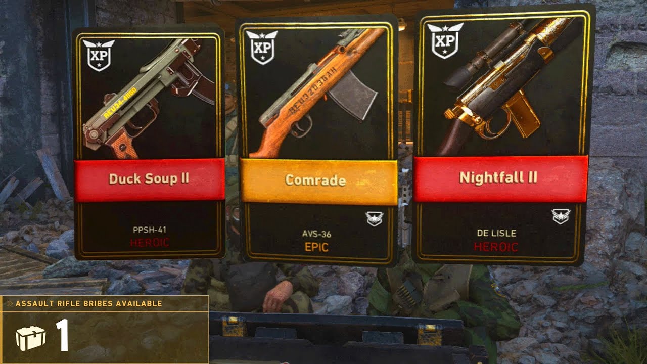 *NEW* ASSAULT RIFLE and SNIPER RIFLE BRIBE in COD WW2! HEROIC SUPPLY ...