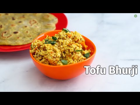 Tofu Bhurji Recipe - Spicy Scrambled Tofu | Vegan tofu bhurji recipe | Sowji's Kitchen
