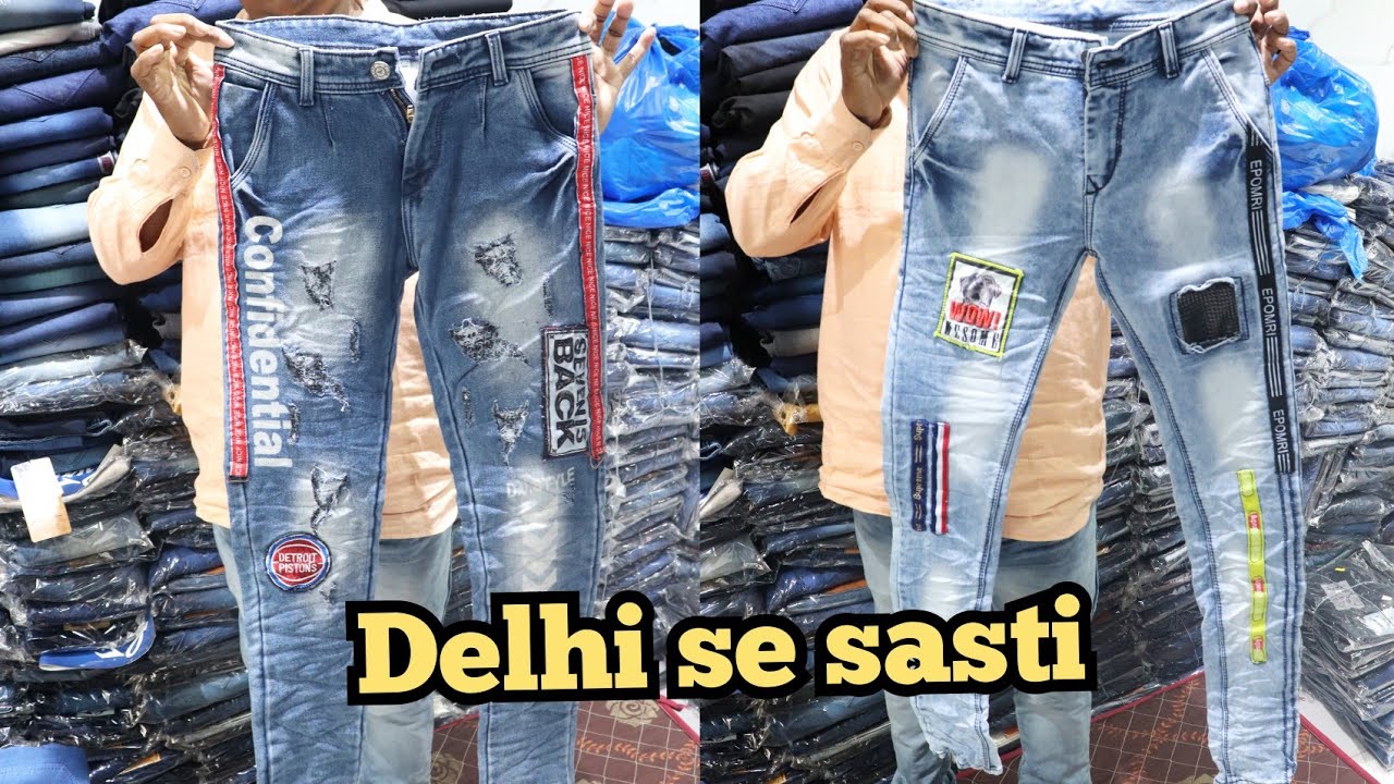 Jeans Wholesale Market,Mumbai Jeans Wholesale,Jeans Market | Delhi Se Sasti - YouTube