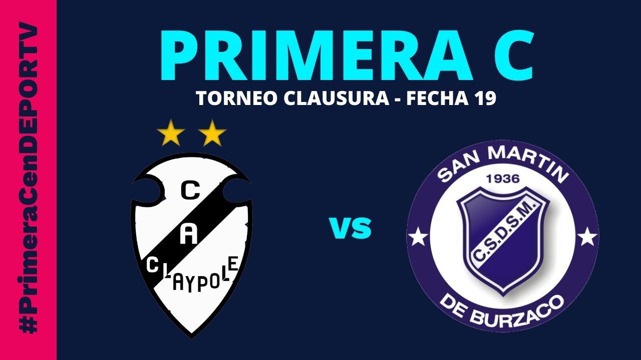 Claypole vs San Martín de Burzaco - Torneo Clausura - Fecha 19 ...