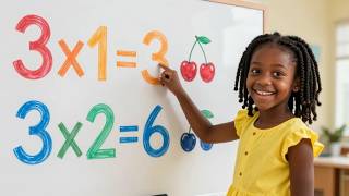Learn the 3 Times Table | Fun Multiplication for Kids