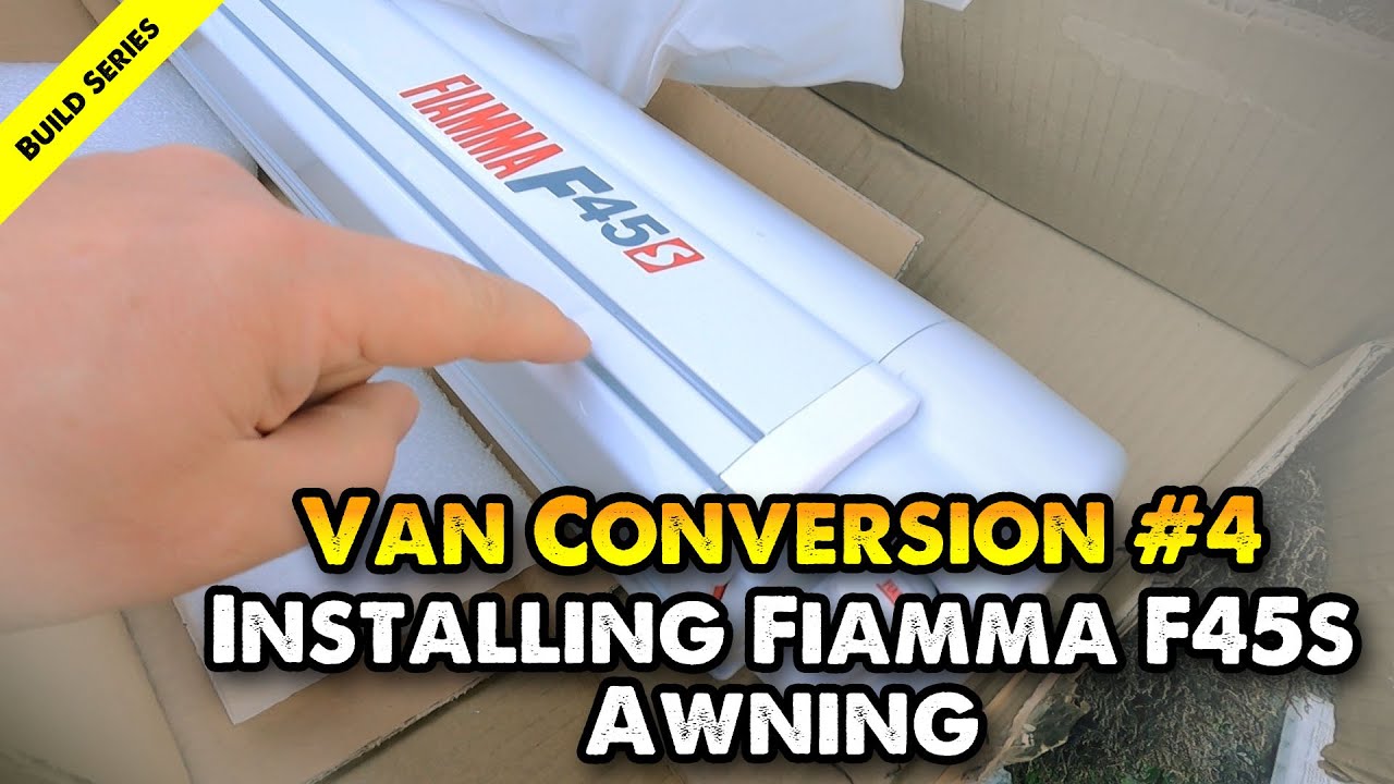 Fiamma F45s awning unbox and installation tutorial on a Citroen Relay