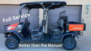 How to Fully Service a 4x4 Utility Vehicle (All Fluids and Filters) - Kubota RTV-X1140