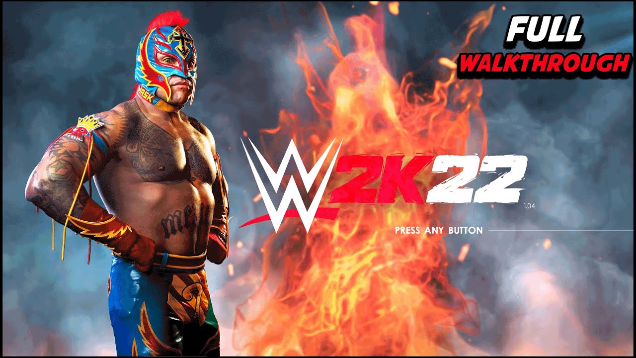 WWE 2K22 My First Ever Gameplay - WWE 2K22 Gameplay 