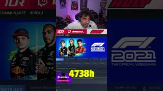 Mon temps de jeu sur les jeux de F1 au fil des années