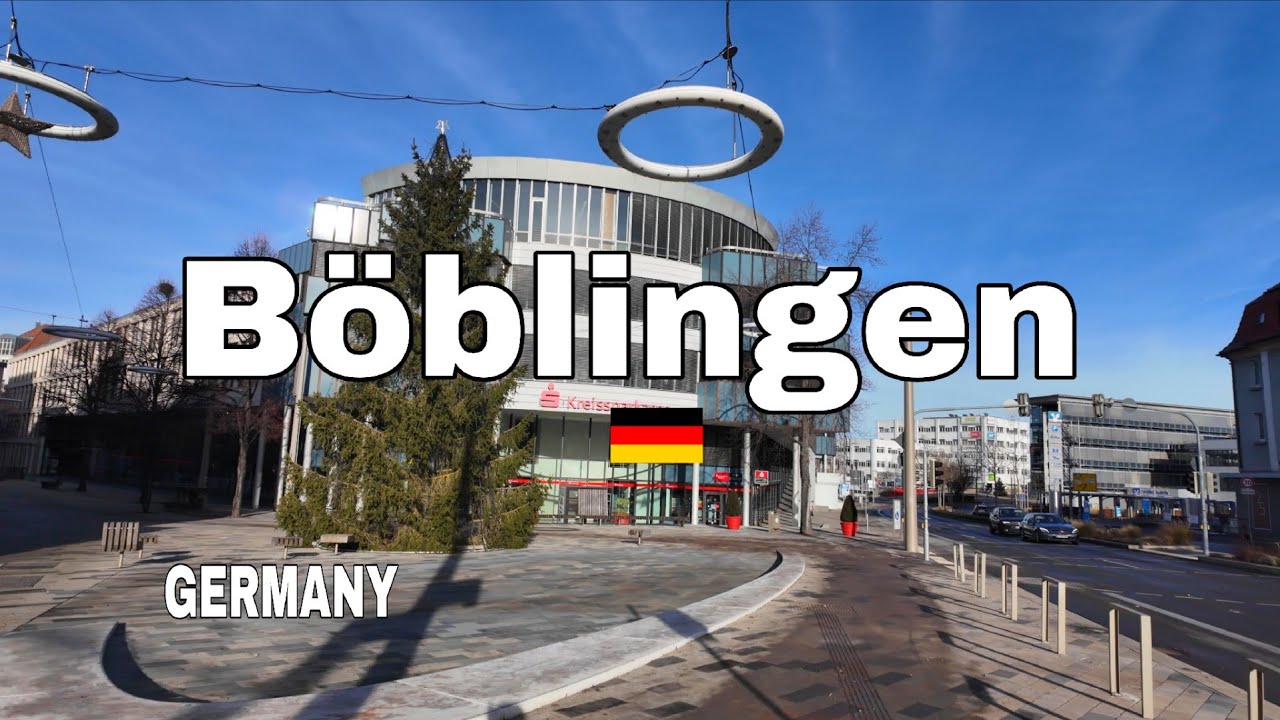 Böblingen Germany Walking Tour | Exploring a Modern City in Baden ...