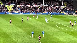 Everton vs Brentford second half footage #EFC