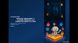 Famous Drupal AI Learners Club — AI Security "Opportunities" (Marlene Wanberg, Randy Fay) Profile