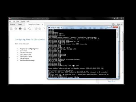Configure Cisco Switch For NTP