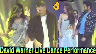 David Warner,Sreeleela,Nithiin,Kethika Sharma Live Dance Performance To Adi Dha Surprise Song