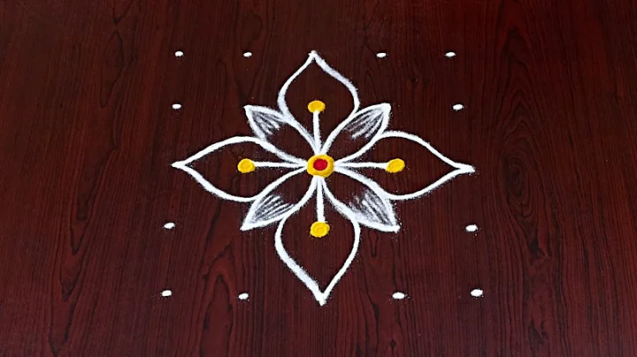 5×5dots easy rangoli|daily muggulu|thipkyanchi,festival rangoli|traditional rangoli#Rang kaa Rangoli