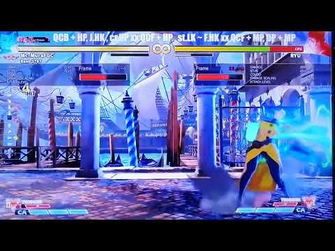 Rose Big Damage Corner Combo Meterless Using QCB+P SFVCES5 🌹