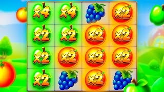 FRUIT PARTY SLOT WAS ACTUALLY PAYING!! (Bonus Buys) screenshot 4