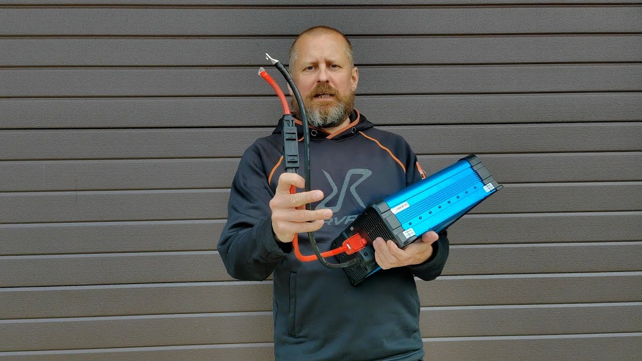 Invertterin akkujohdot