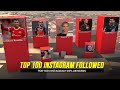 Most followed Instagram accounts Ranking Comparison Till November 2021 | Top 100