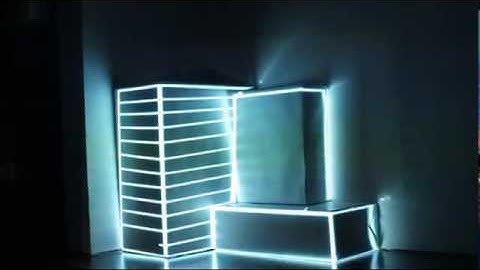 Projection mapping on boxes