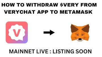 HOW TO WITHDRAW VERYCHAT ($VERY) TOKEN FROM VERYCHAT APP TO METAMASK