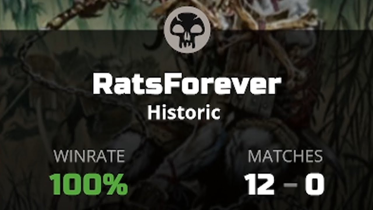 Mtg Arena Historic brawl rat deck