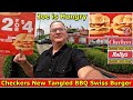 Checkers & Rally’s New Tangled BBQ Swiss Burger Review | Limited Time Offer | Joe is Hungry ♨️🍔🧅🧶🧀