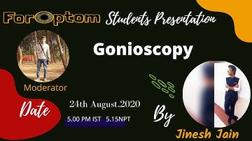 Gonioscopy-( ForOptom Student Presentation)