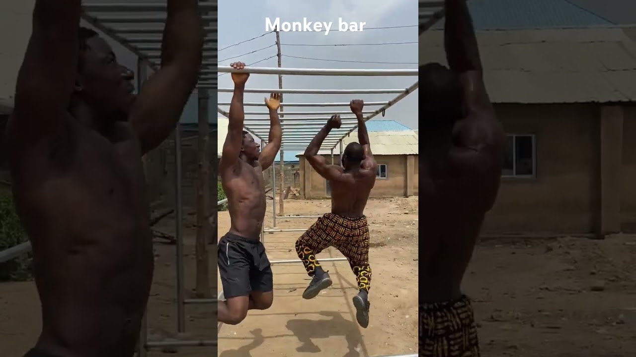 Monkey‑Bar Swing Race 🏆 | Who Finishes First