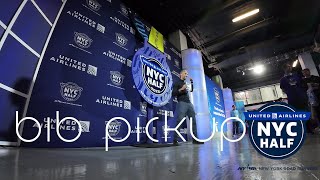NYRR United Airlines NYC Half 2025 Bib Pickup Experience
