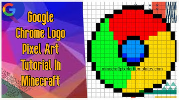 Google Chrome Logo Pixel Art Tutorial w/ Tryhard_Seta | Minecraft | Cookie_Playz