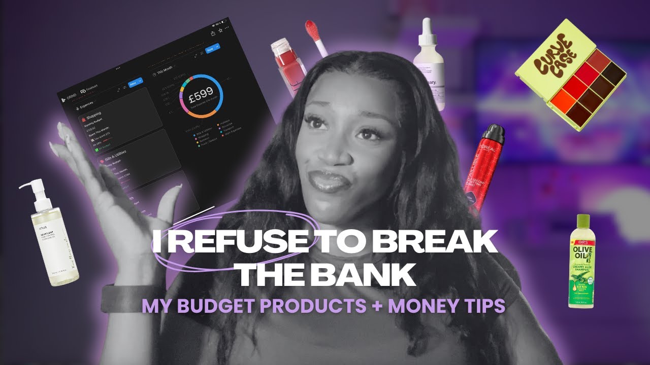 How I Glow Up on a Budget (Products I Actually Use + My Spending System)