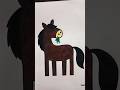 a horse 🐎 #satisfyingvideos #drawing #easydrawing #animals