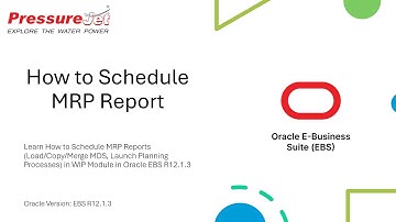 How to Schedule MRP Report | Oracle EBS R12