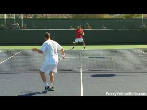 Marat Safin hitting