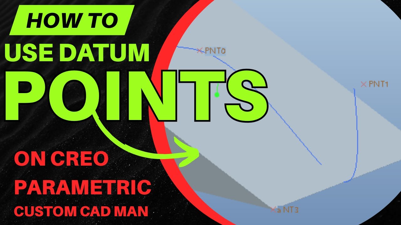 How to Use Datum Points in Creo (Fast & Easy Tutorial) - YouTube
