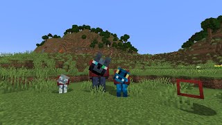 Inter-dimensional Wolves in Minecraft