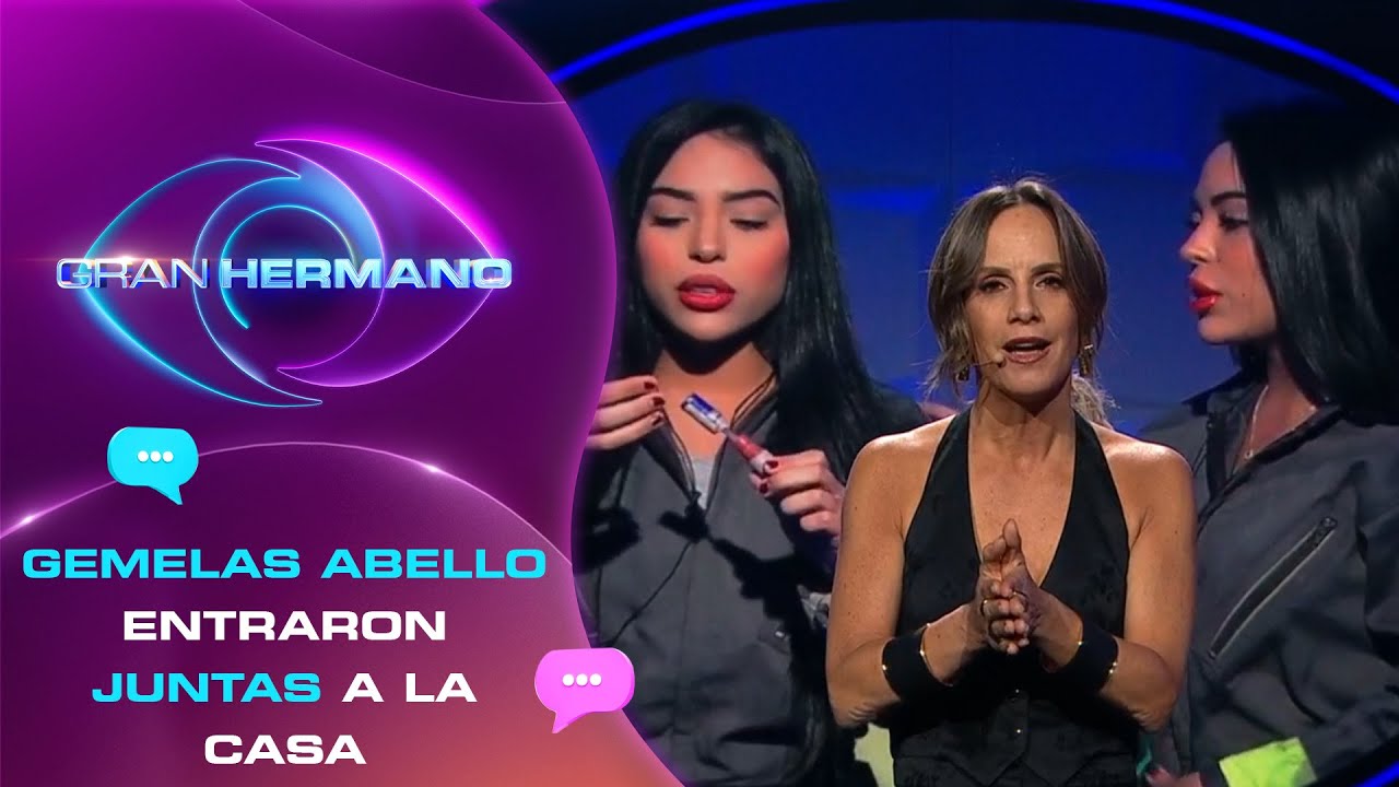 ¡ENTRARON JUNTAS! Gemelas Abello ingresaron ambas a la casa - Gran Hermano Chile - YouTube
