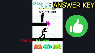 Draw Two Save - Save the Man LEVEL 100 - Gameplay Walkthrough Android IOS screenshot 4