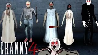 Granny 4 gameplay | but car scape | for Granny grandpa 