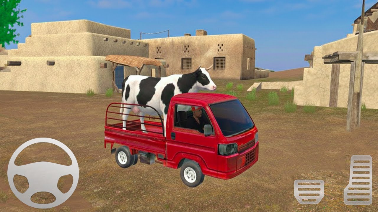 محاكاة شاحنة الحيوانات – تحدي القيادة في الطرق الوعرة – Animal Transport Game