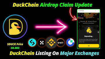 DuckChain Airdrop Claim Update | DuckChain Listing Date | $DUCK Price & Exchanges |
