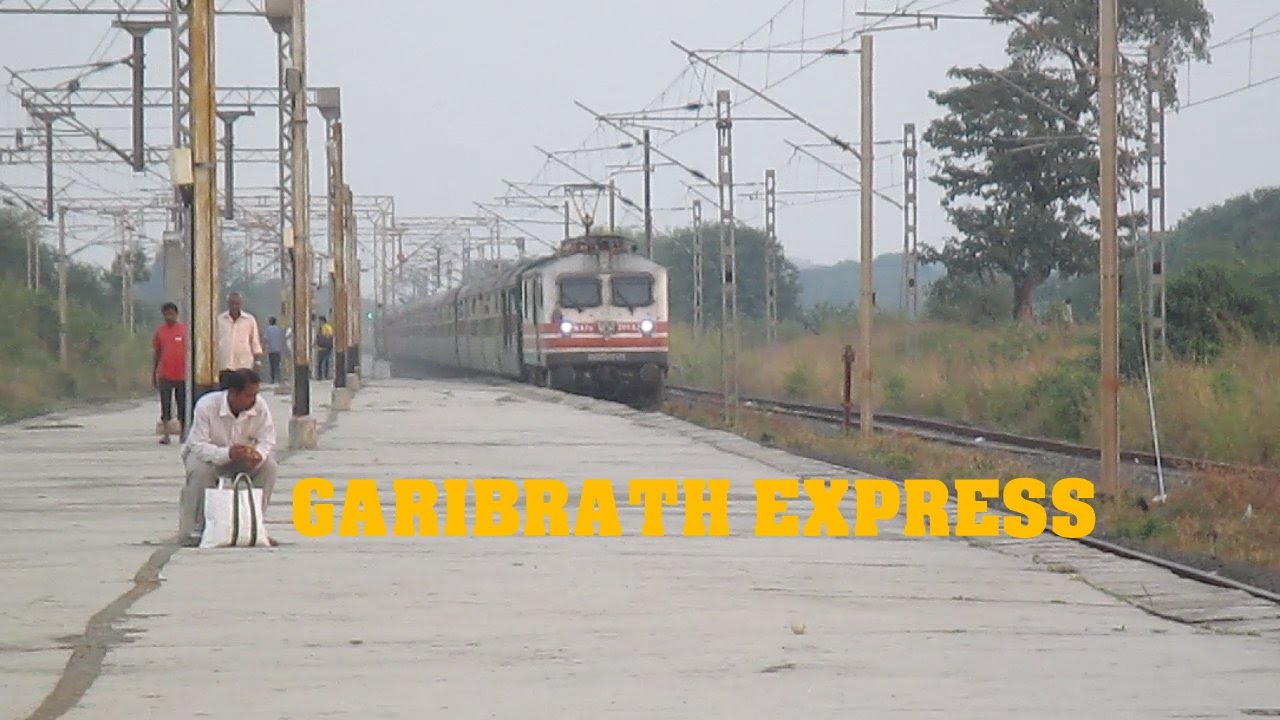 Garibrath storms at MPS with Rajdhani at its tail!!
