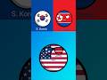 N. korea or S. korea #countryballs